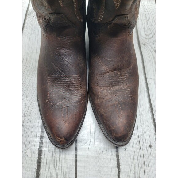 Double H Robert Men’s 15 D AG7 Western Cowboy Work Brown Leather Boots 3282 main image 9